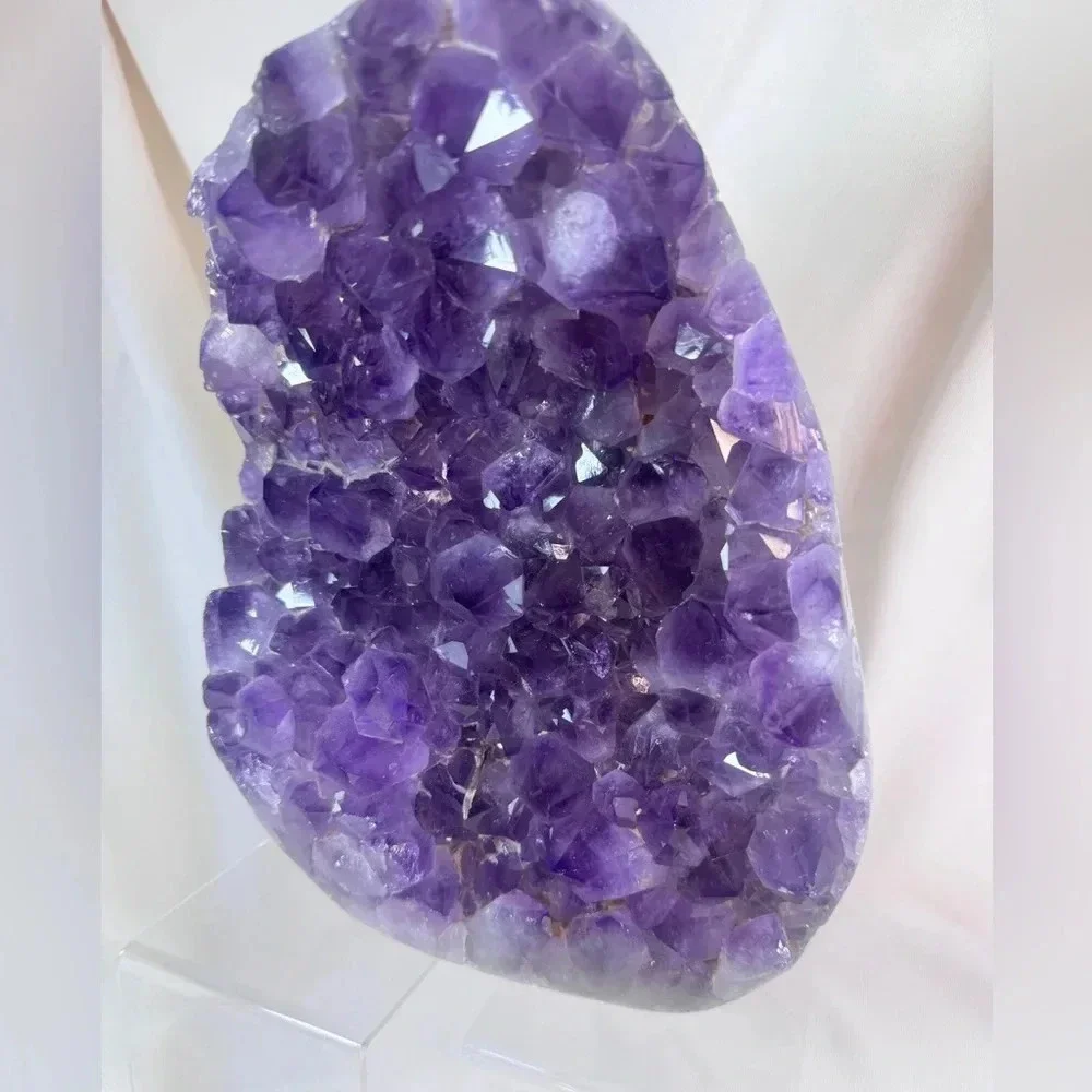 Brazilian Amethyst Juicy Grape Jelly Points 🍇 Cutbase Display Statement Piece - Picture 3 of 11